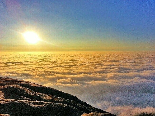 Nandi Hills sunrise view from Bangalore trek
