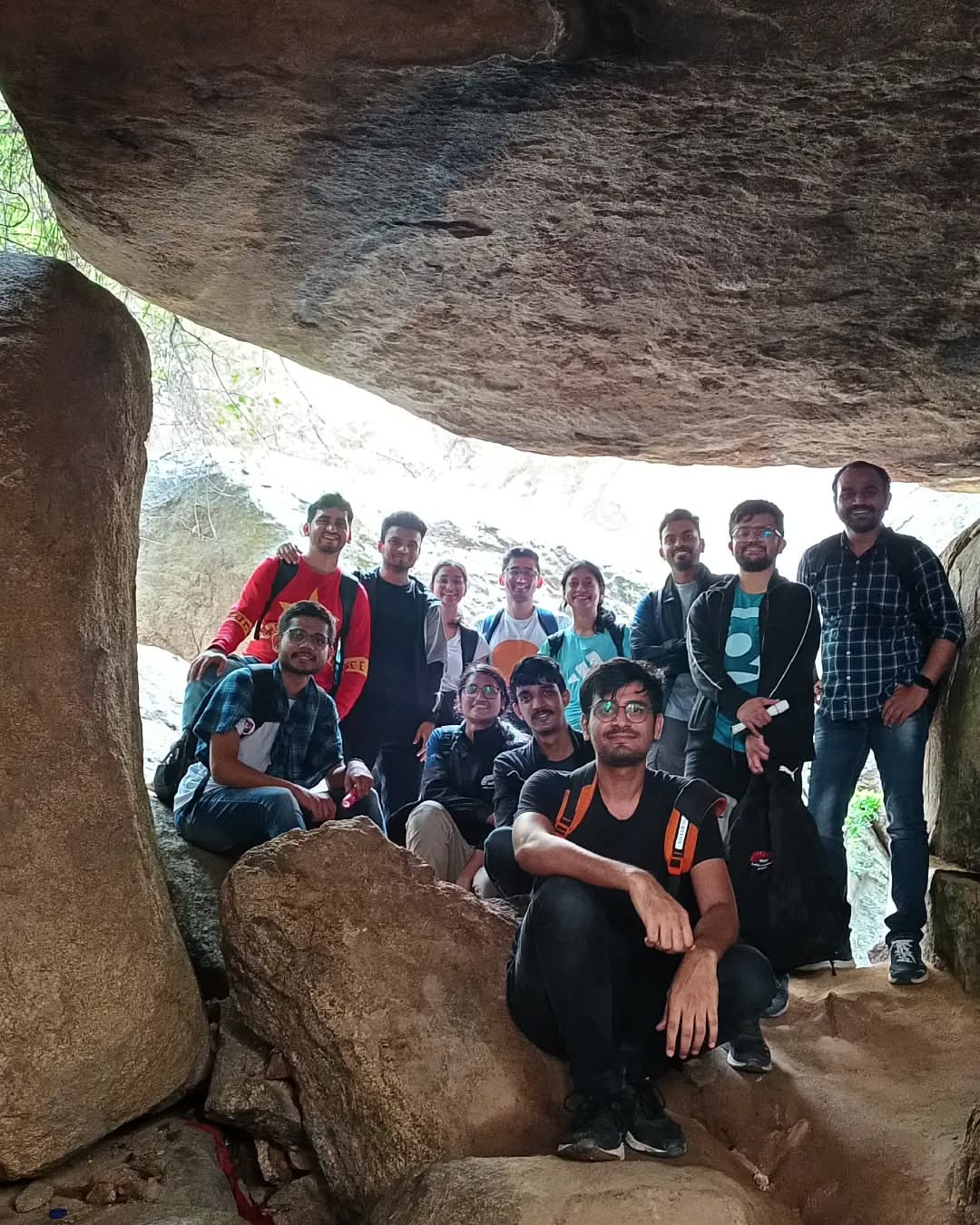 Anthargange night trek near Bangalore