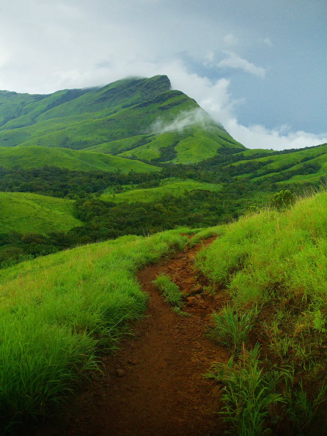 Kudremukh rolling hills